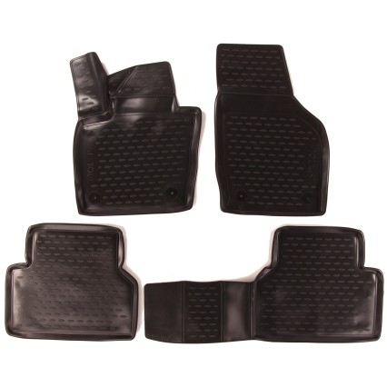 Alfombrillas de goma 3D AUDI Q3, 2015->, AT