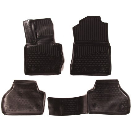 Alfombrillas de goma 3D para BMW X4 (2014-2017, F26), SUV, Europa