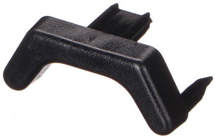 Tapón de plástico para la guía del portabicicletas BIKE 2 / 3 / 4, negro - pieza de recambio