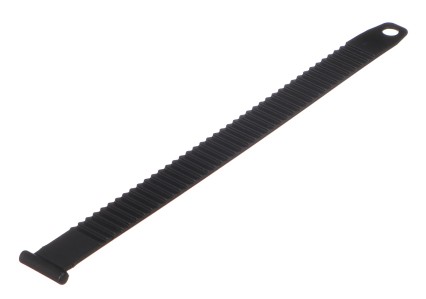 Correa de sujeción para portabicicletas para enganche, longitud 27cm, negra - repuesto