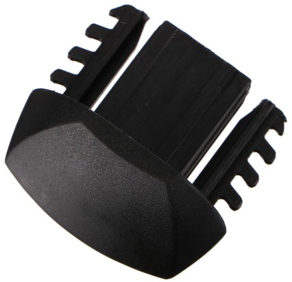 Tapón de plástico para barra transversal ROOF RACK IN / FIX, negro - repuesto