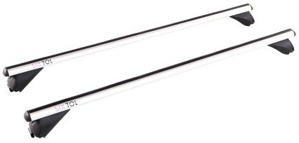 Barra transversal de aluminio con cerradura ROOF RACK IN 1, 120cm, capacidad 90kg