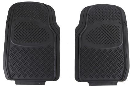 Alfombrillas de goma universales CAR MAT UNI SET 1, delanteras, 2 unidades
