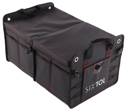 Organizador para el maletero CAR COMPACT 14 PRO, 14 compartimentos, plegable, con tapa