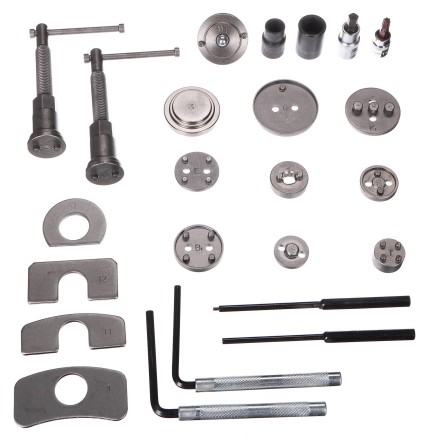 Compresor de pistones de freno MECHANIC BRAKE SET BLACK 50, juego de 50 piezas