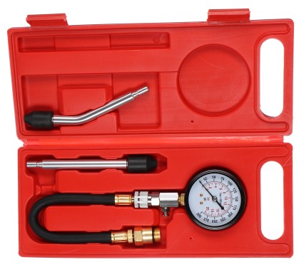 Kit para probar la compresión de motores de gasolina MECHANIC ENGINE TESTER 4, 0-20 bar, 4 piezas