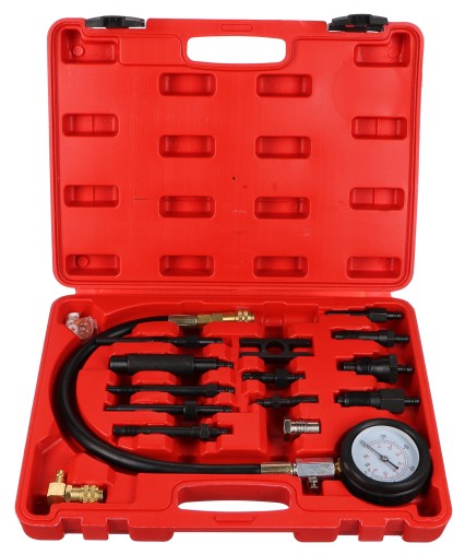 Juego para probar la compresión de motores diésel MECHANIC ENGINE TESTER 23, 0-70bar, 23 piezas