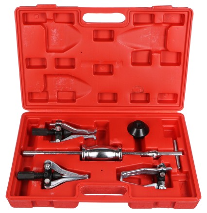 Juego de extractores de 3 brazos con martillo deslizante de impacto para rodamientos MECHANIC PULLER
