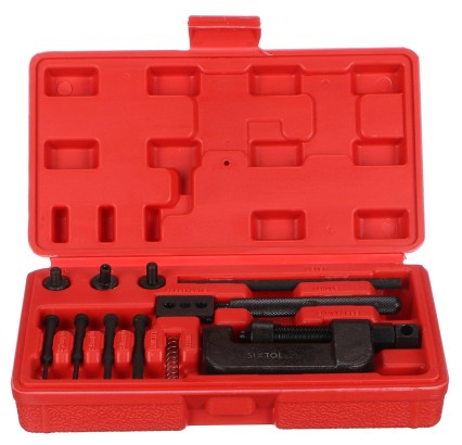 Remachadora para cadenas de motocicleta y de distribución MECHANIC CHAIN 13, 13 uds