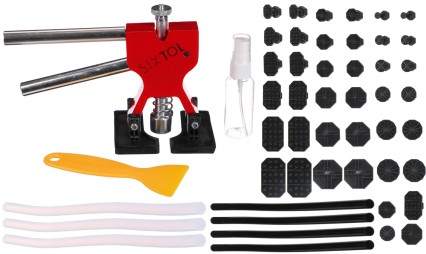 Juego de reparación para abolladuras de carrocería con extractor CAR BODY REPAIR SET 50, 50 piezas