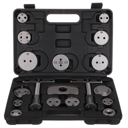 Compresor de pistones de freno MECHANIC BRAKE SET BLACK 18, juego de 18 piezas