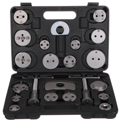 Compresor de pistones de freno MECHANIC BRAKE SET BLACK 22, juego de 22 piezas