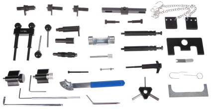 Herramienta para el calado de motores diésel/gasolina MECHANIC ENGINE TIMING 34, VAG TDI, 34 piezas