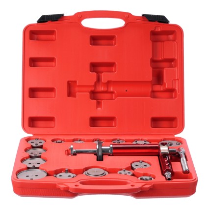 Compresor neumático para pistones de freno MECHANIC BRAKE SET PNEU 16, juego de 16 piezas