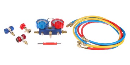 Kit de prueba de presión y fugas de aire acondicionado para automóvil COMPROBADOR MECÁNICO DE AIRE A