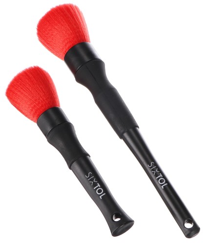 Juego de pinceles de precisión para la limpieza del coche CAR DETAILING BRUSH 2 BASIC, 2 uds