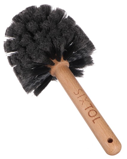 Cepillo redondo para limpiar la carrocería de la bicicleta o la moto CAR DETAILING WOOD BRUSH 1