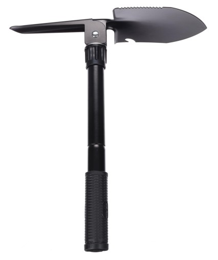 Pala plegable con pico CAR SHOVEL 1, en funda