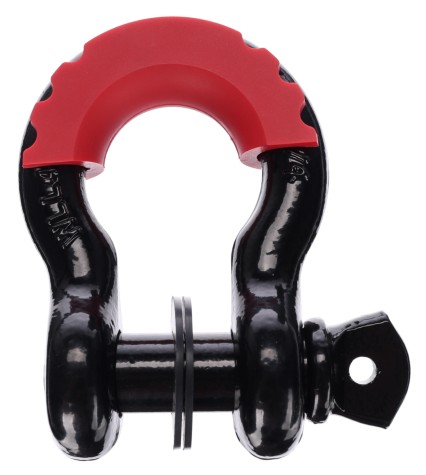 Grillete offroad con protector de goma CAR SHACKLE 1, capacidad 4,75 t