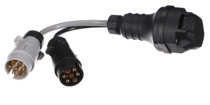 Adaptador de cable para la toma del enganche TRAILER CABLE 5, de 13 pines a 7 pines N+S, 35 cm