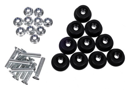 Juego de ganchos con tornillos para fijar red/lona al remolque TRAILER HOOK SET 2, 10 uds