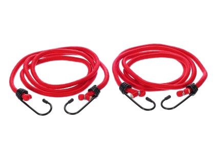 Correas elásticas de sujeción/gomas CARGO CORD BASIC 150, 150 cm, 2 unidades