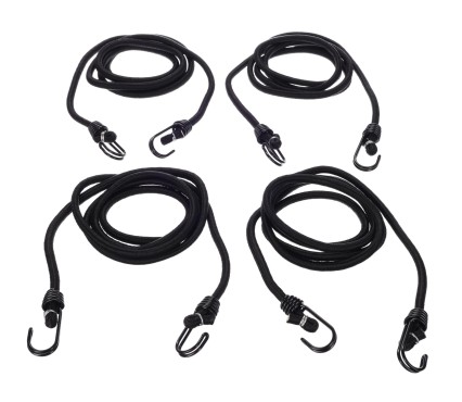 Correas de sujeción elásticas/gomas CARGO CORD PREMIUM 100, 100 cm, 4 uds