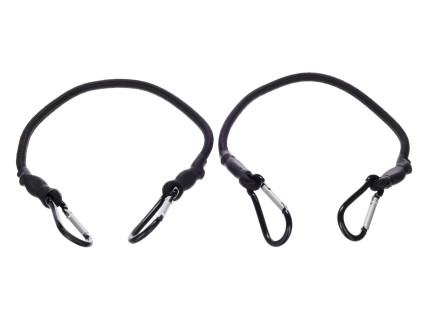 Correas de sujeción elásticas/gomas CARGO CORD CARABINER 50, 50 cm, 2 uds