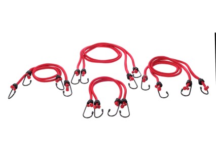 Juego de correas elásticas/gomas CARGO CORD SET BASIC 8, 8 uds