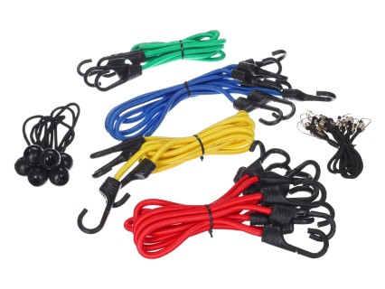 Juego de correas elásticas de sujeción/gomas elásticas CARGO CORD SET 26, 26 piezas