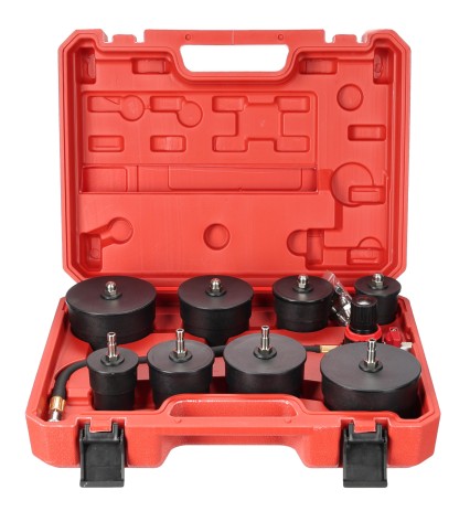 Juego para prueba de estanqueidad del turbocompresor MECHANIC LEAK TESTER 1, 9 piezas