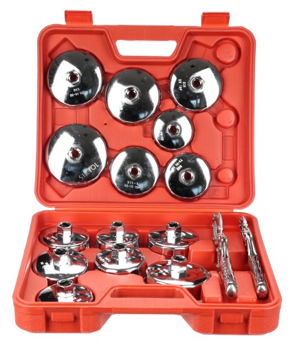 Juego de llaves de vaso para filtros de aceite MECHANIC OIL WRENCH 16, 16 piezas