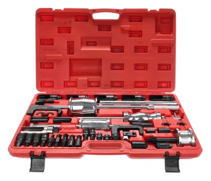 Juego para extracción de inyectores con martillo de retorno MECHANIC PULLER SET 2, 40 piezas
