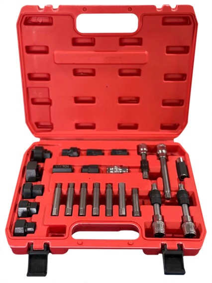 Juego para montaje y desmontaje de poleas del alternador MECHANIC PULLEY SET 3, 24 piezas