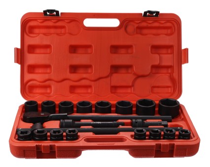 Juego de vasos con carraca MECHANIC WRENCH SET 2, de uso intensivo, 21 piezas