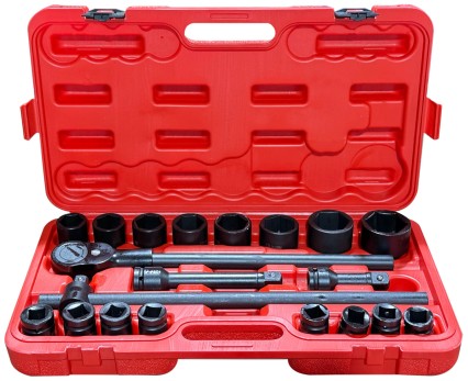 Juego de vasos con carraca MECHANIC WRENCH SET 2, de uso intensivo, 21 piezas
