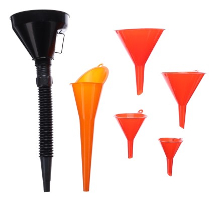 Juego de embudos para rellenar líquidos MECHANIC FUNNEL SET 2, 6 uds