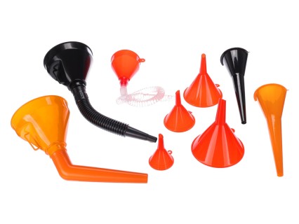 Juego de embudos para rellenar líquidos MECHANIC FUNNEL SET 3, 9 uds