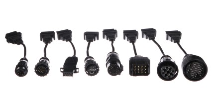 Juego completo de adaptadores OBD-II para camiones MECHANIC CABLE SET 2, 8 unidades