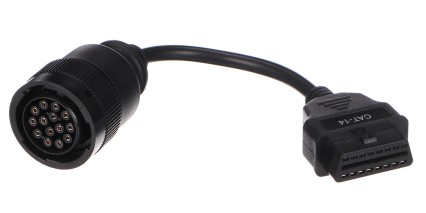 Adaptador OBD-II 14 pines para vehículos CAT Caterpillar MECHANIC CABLE 9