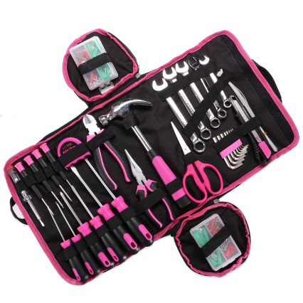 Set de herramientas HOME PINK 120 BAG
