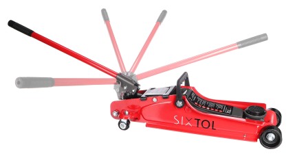 Gato hidráulico móvil 2,5t perfil bajo SX JACK 2.5T 360