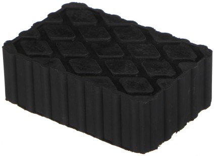 Almohadilla de goma para gato de automóviles JACK PAD 17, 120x80x40 mm