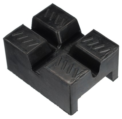 Almohadilla de goma para soporte de coche plegable MECHANIC CAR STAND, 83x62x40 mm