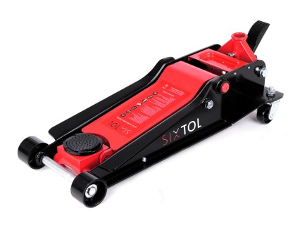 Gato hidráulico móvil de servicio pesado 4 t, perfil bajo, con pedal SX JACK PEDAL 4T BLACK