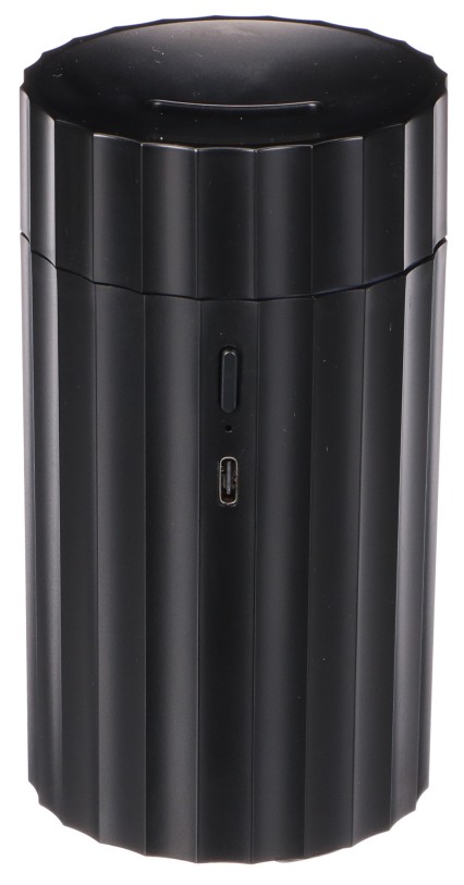 Difusor aromático Car Flame para coche negro 100ml, USB-C, para portavasos