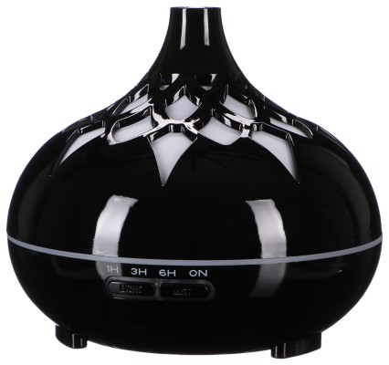 Difusor de aroma Palm negro brillo 500ml