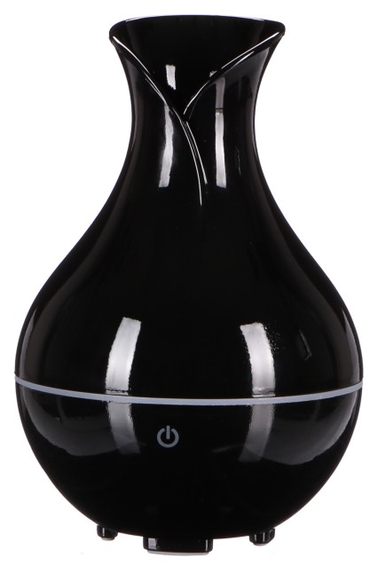 Difusor de aroma Bloom negro brillante 200 ml