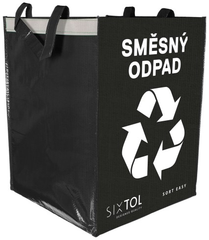 Bolsa para residuos selectivos SORT EASY MIXED, 30x30x40cm, 36l