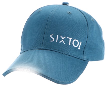 Gorra con luz LED B-CAP 25 lm, recargable, USB, talla única, azul